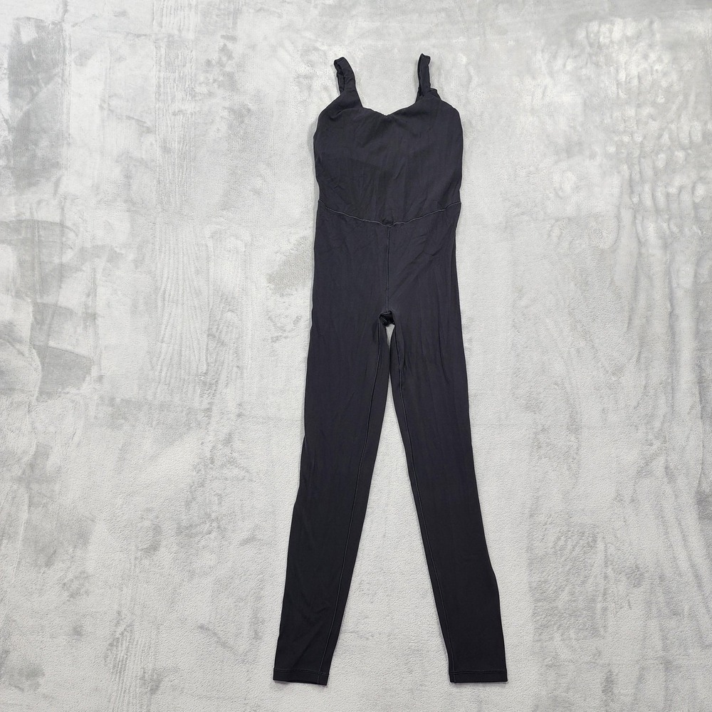 OFFLINE By Aerie Jumpsuit Womens S Black Real Me Low Key Legging Stretch Workout